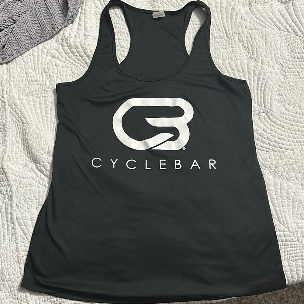 Black cyclebar tank,